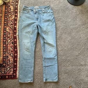 Abercrombie 90s Slim Straight Ultra High Rise Jeans